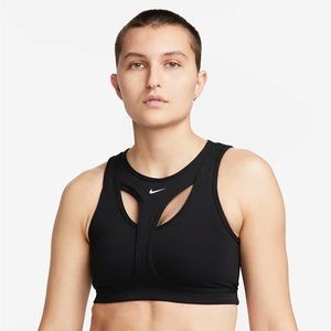 Nike Indy Modern Light-Support Non-Padded Dri-Fit Sports Bra Black size S NWT